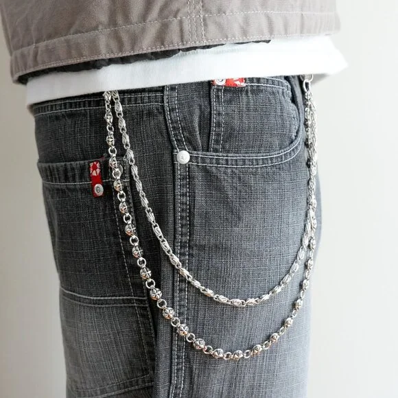 Y2K Heavy Metal Wallet Chain - Picture 4 of 9